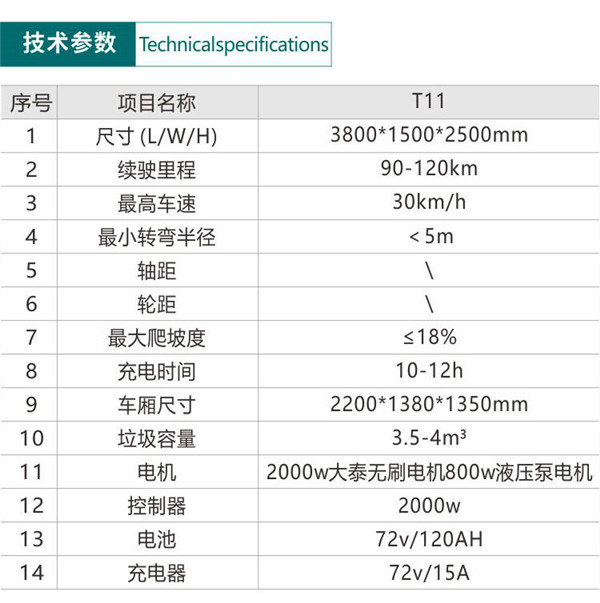 自卸侧挂车T11